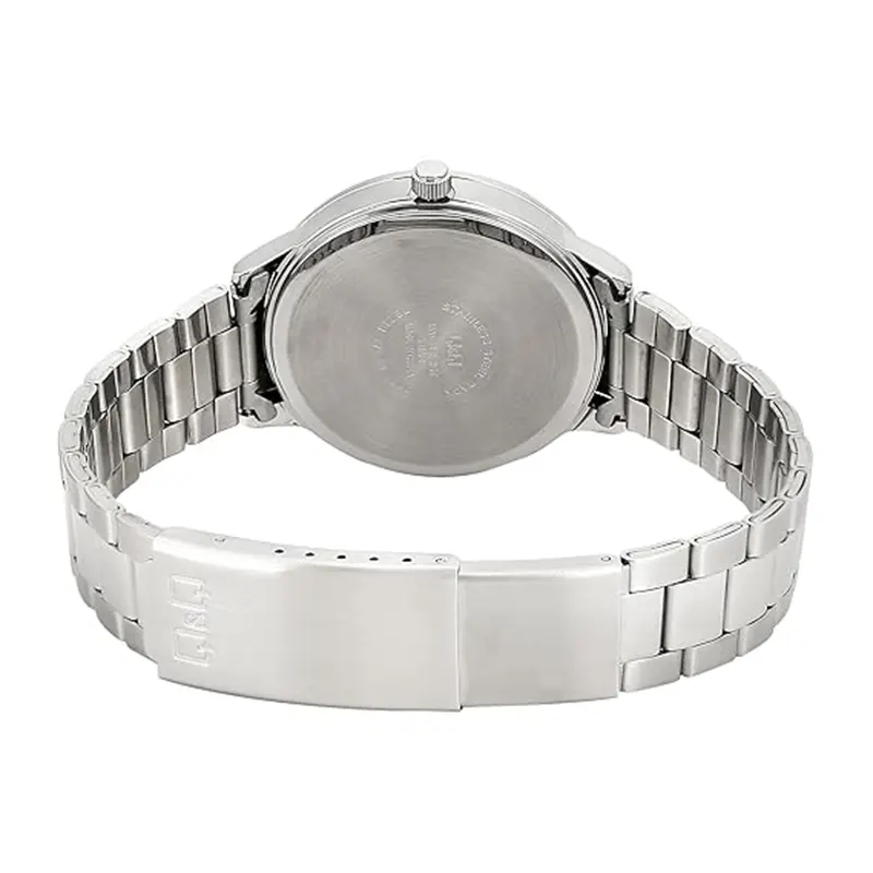 Q&Q Chronograph White Dial Silver-tone Ladies Watch- A04A-001PY